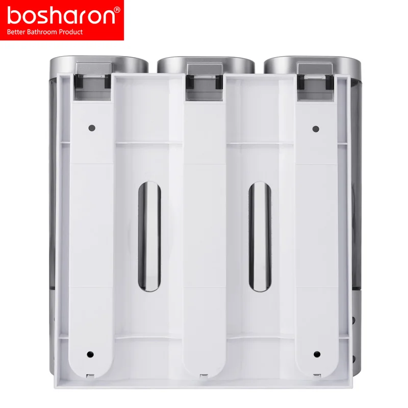 Top Abs Plastic Dispensador De Jabon Wall Mounted Refillable Manual Liquid Gel Hand Sanitizer Alcohol Shampoo Soap Dispenser