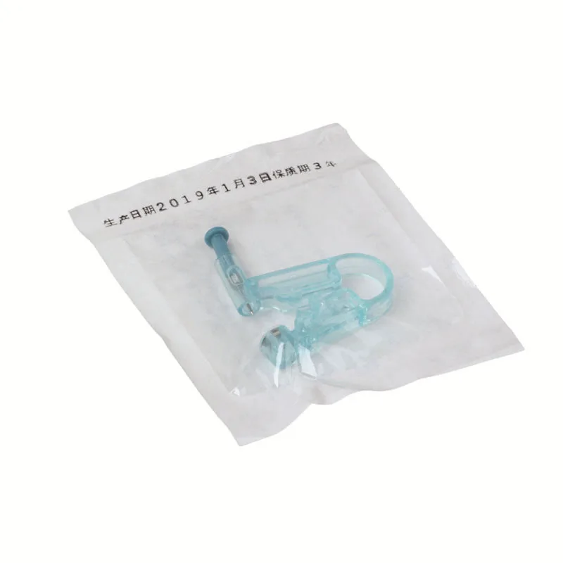 Classic 1pcs Ear Piercing Kit Asepsis Disposable Healthy Safety Earring Piercer Tool Machine Kit Studs Ear Piercing Gun