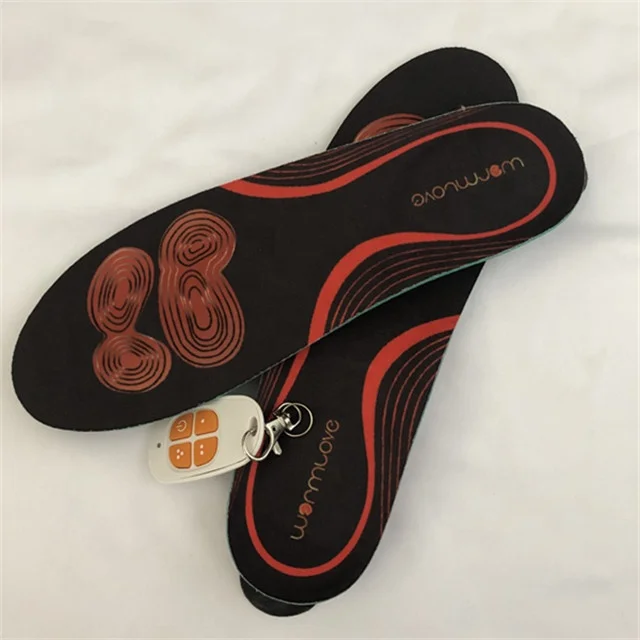 
China manufacturer wonderful quality Customized Wireless Rechargeable Battery Waterproof Heated Insoles 
