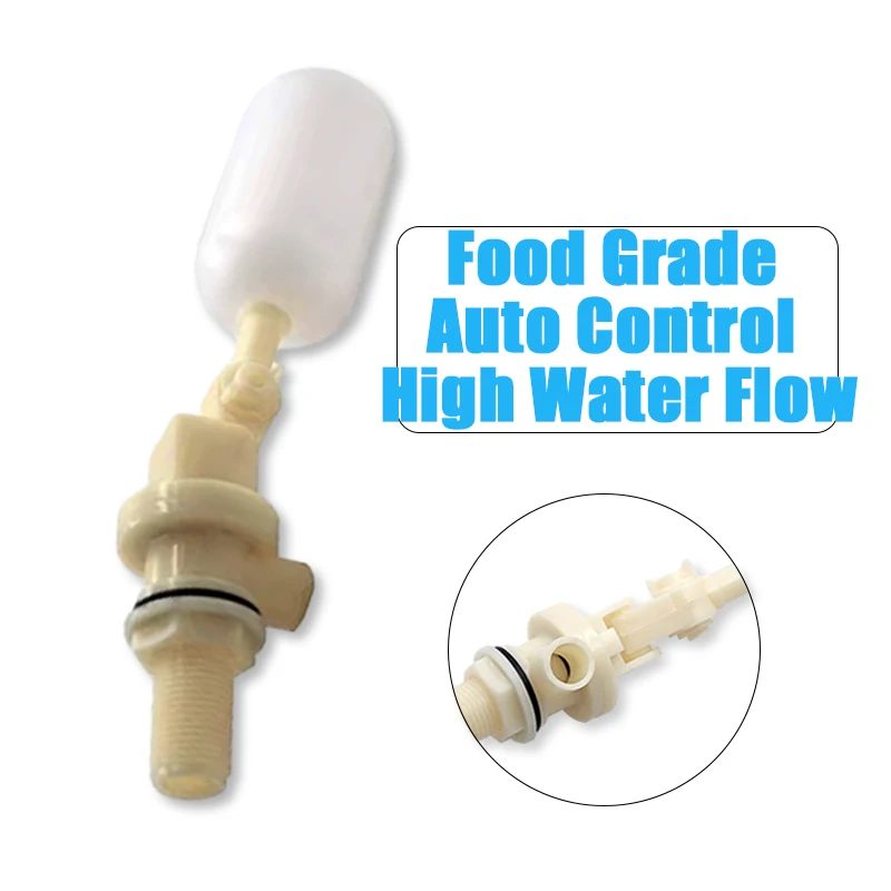 Professional DN15 float ball valve factory price plastic automatic toilet cistern water level control valve