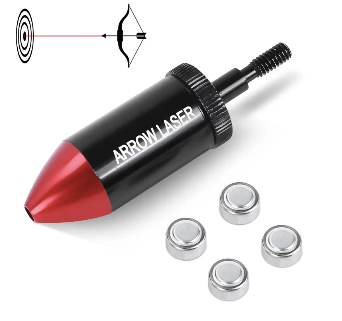 Arrow Bore Sight Red Dot Laser Boresighter Tactical Archery Crossbow Compound Bow Sight Tool