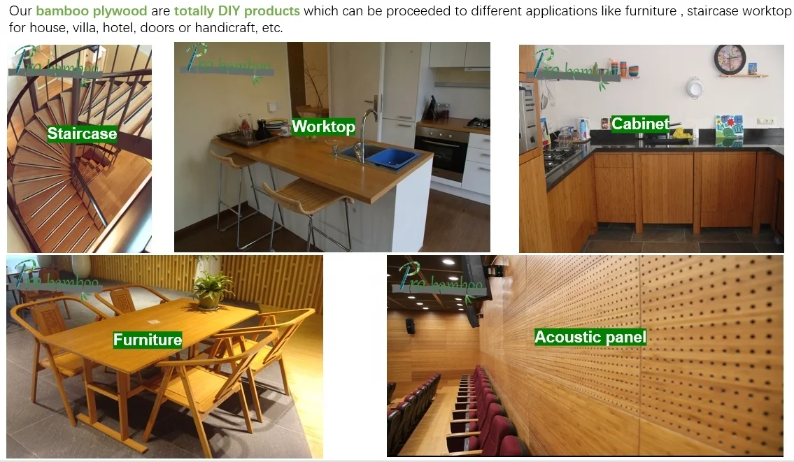 New arrival best quality plywood for fencing and laminated bamboo plywood panel for furniture