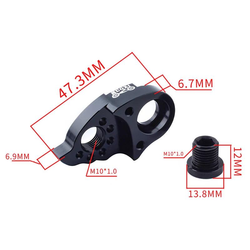 MUQZI Bicycle Frame Rear Derailleur Hanger Extension Aluminum Alloy Tail Hook Extender Mtb Road Bike Accessories