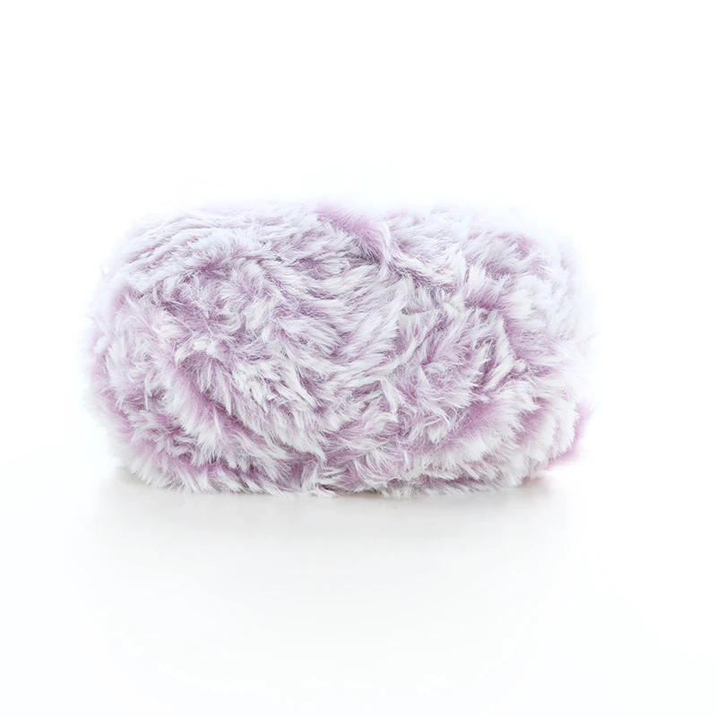 Yarncrafts Trendy Imitation Rabbit Fur Fluffy hand knitting crochet chunky knit yarn
