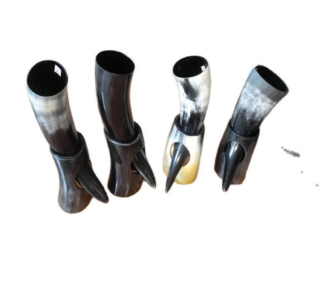 Authentic Natural Cow Drinking Horn Viking Horn cup Perfect for Resale in Mead & Viking Retail Outlets