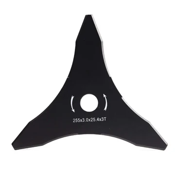 3T brush cutter blade made of material for garden work and grass cutting