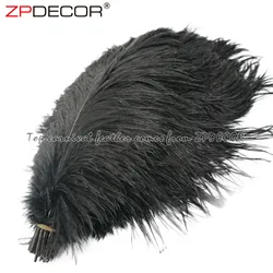 ZPDECOR Wholesale 35-40 cm Stock Dyed Ostrich Feathers Cheap for Wedding Centerpiece Decoration
