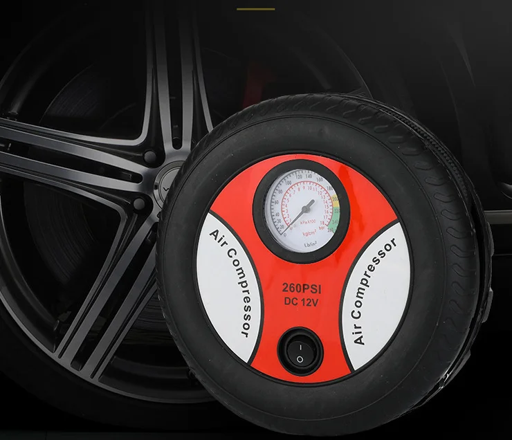 Hot Sale Air Compressor Tire Inflator 12V DV Car Pump For Bicycle and Other Inflatables Portable Air Pump Easy to Carry