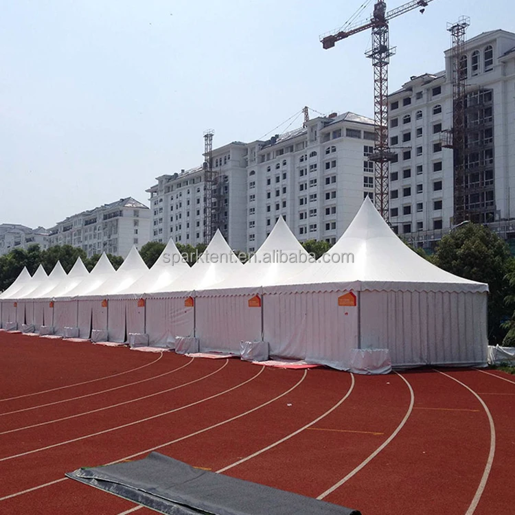 Waterproof Big Party Tent Exhibition Event Pagoda Tents 8x8m with Aluminum Alloy Framework