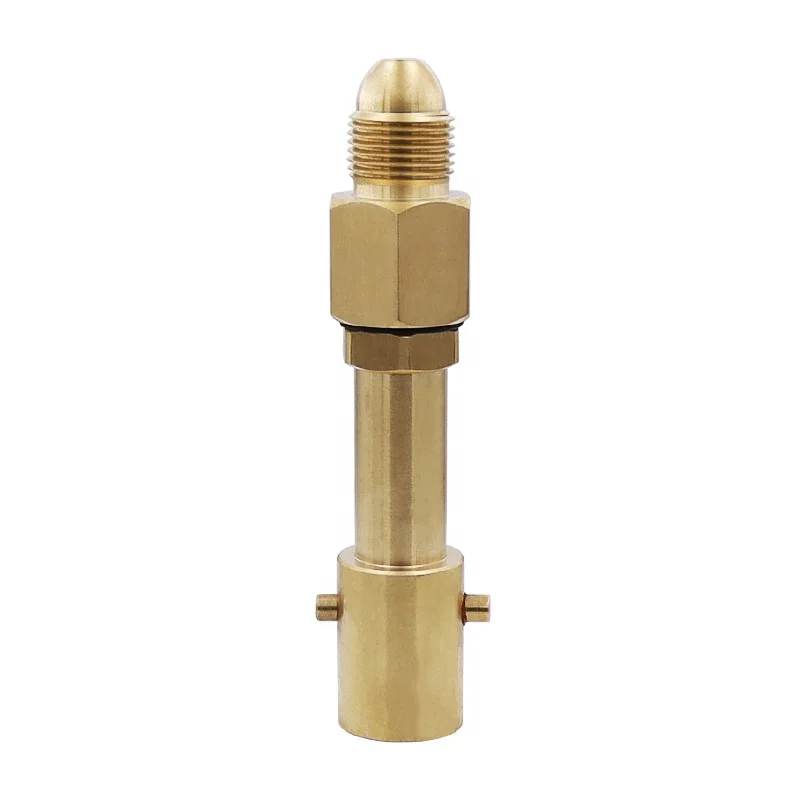 Long fill Brass adapter Filling Point Bayonet Refill Gas Propane Bottle LPG