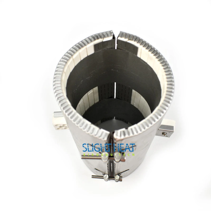 XIAOSHU CE 380v 3000w Industrial plastic extruder electric band ceramic coiled heater element for injection molding