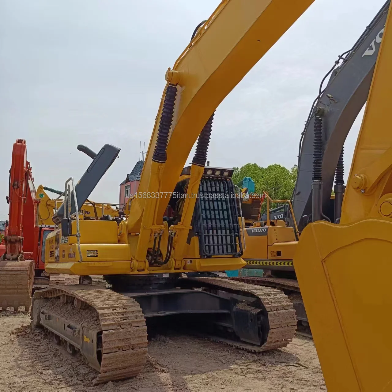 KOMATSU PC 400 40 ton Excavator Used in Shanghai Good Used Excavator Komatsu PC400-7 Digger Machine Secondhand Machinery