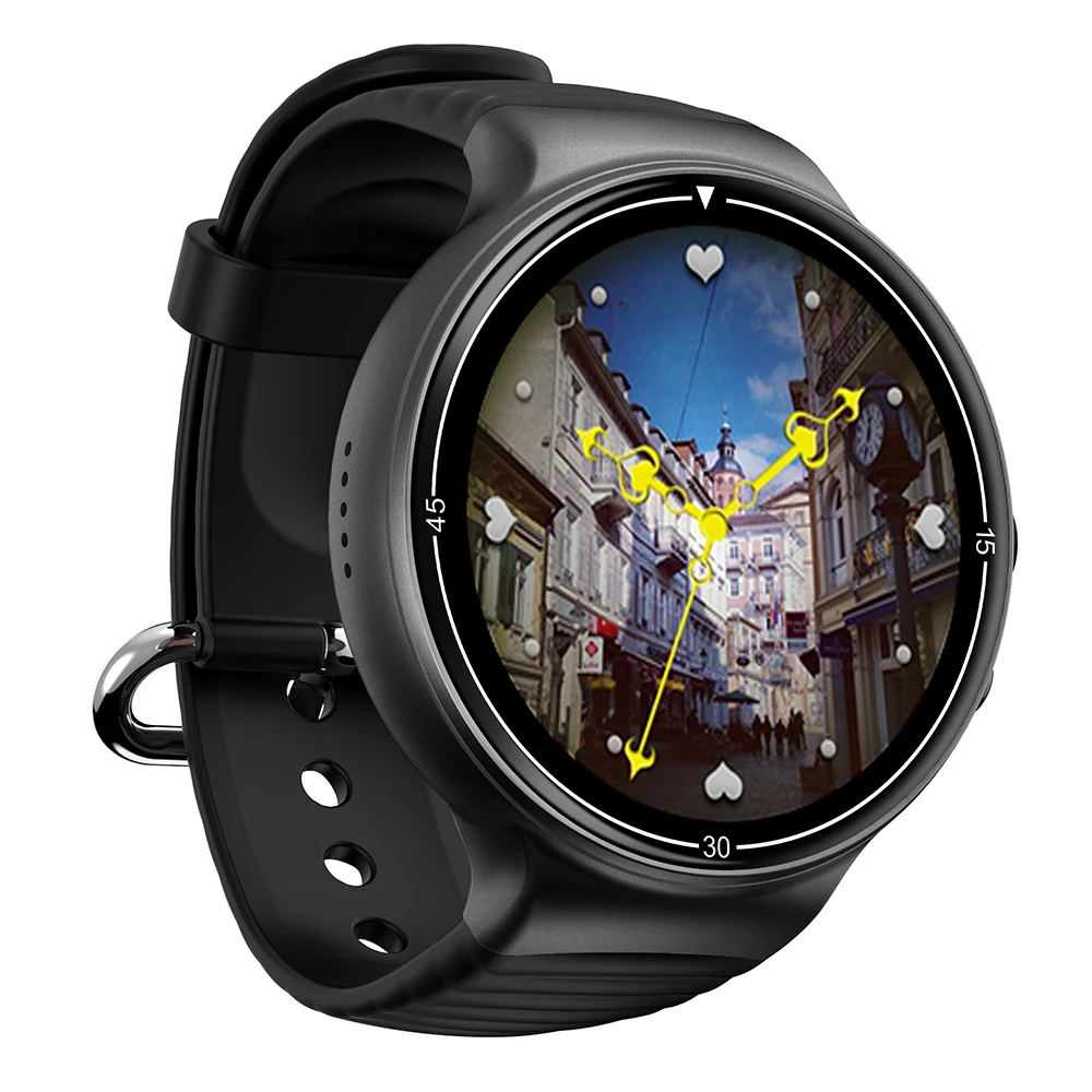 I8 BT heart rate monitor wireless Internet access global positioning system Voice,  Maps smart watch