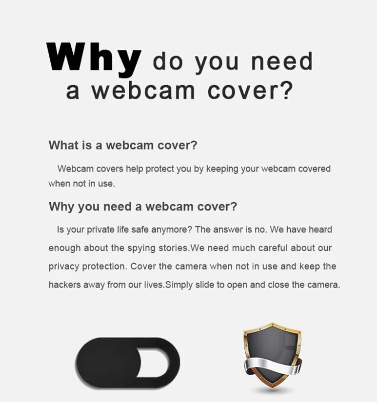 Security Slider Webcam Cover for Laptop Tablet Pro iMac iPhone