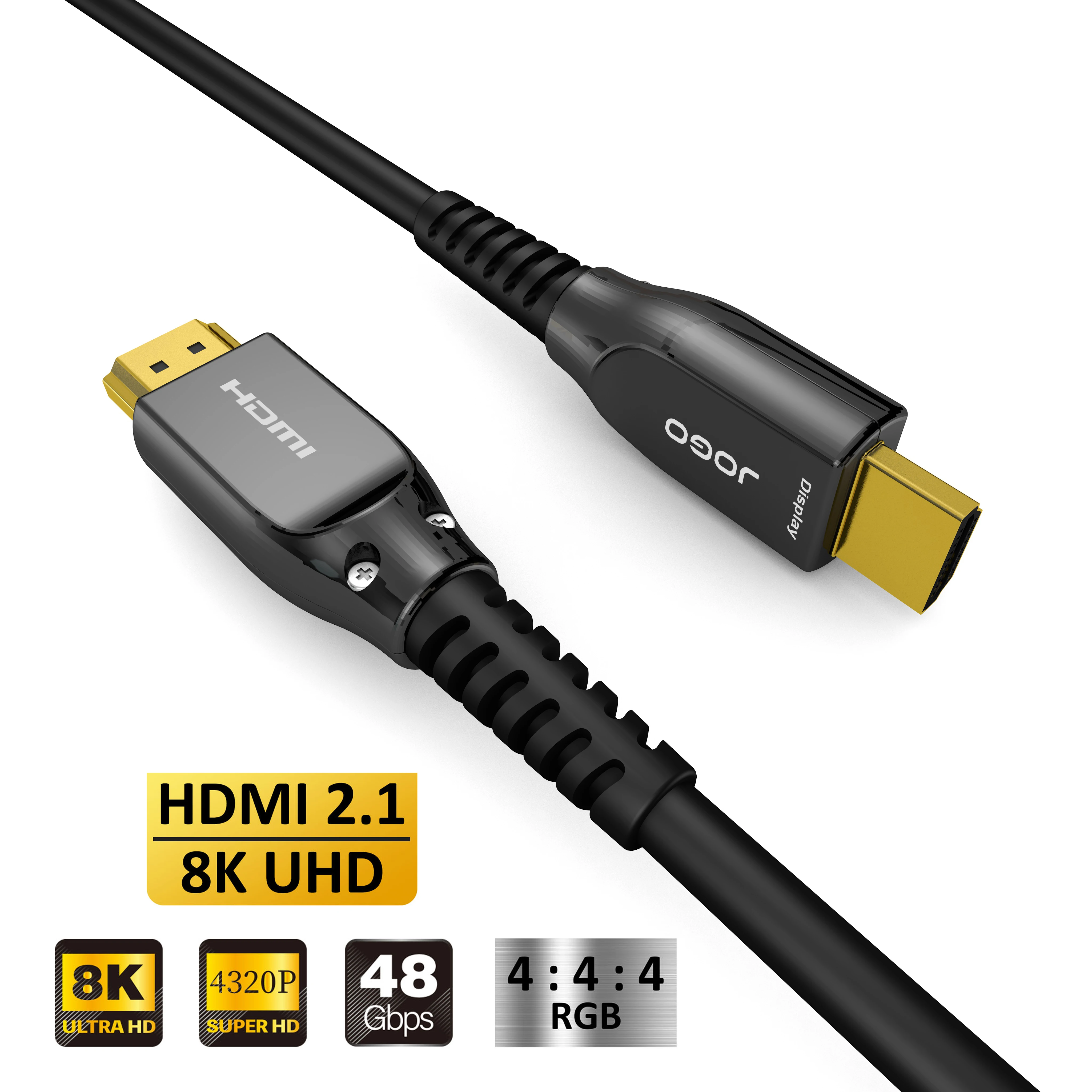 Hdmi-кабель 100 м 8K 2 1 Ultra-hd UHD 3D 48 Гбит/с AOC поддерживает HDCP2.2