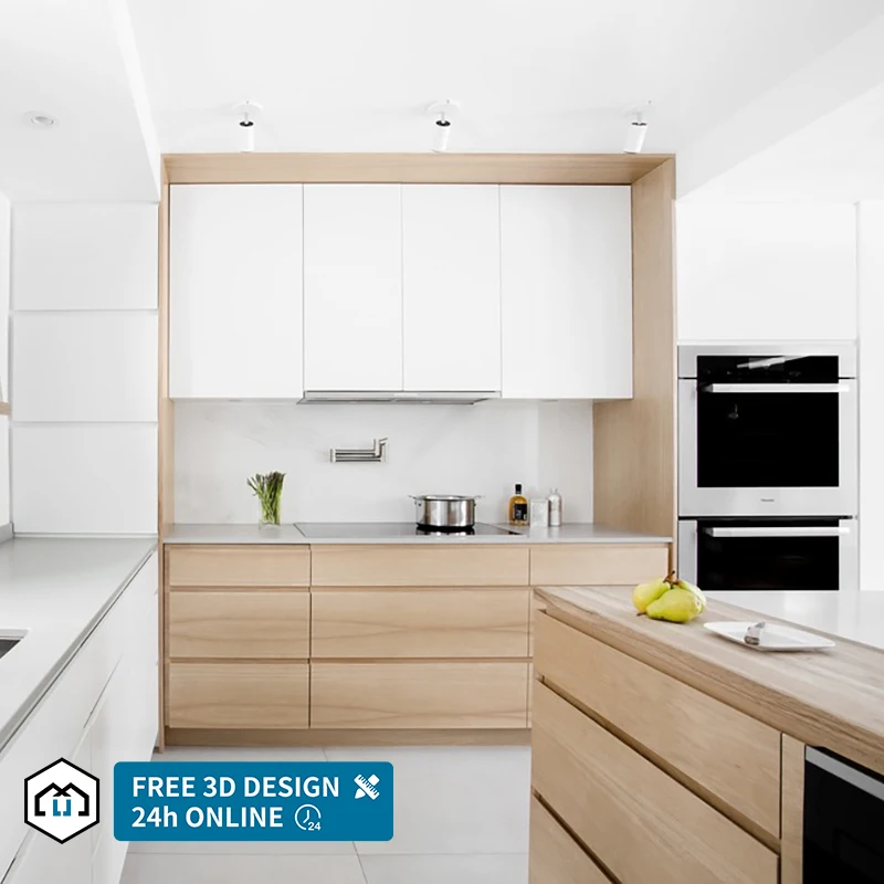 George Kerala price with soft closing drawers folding kitchen cabinet