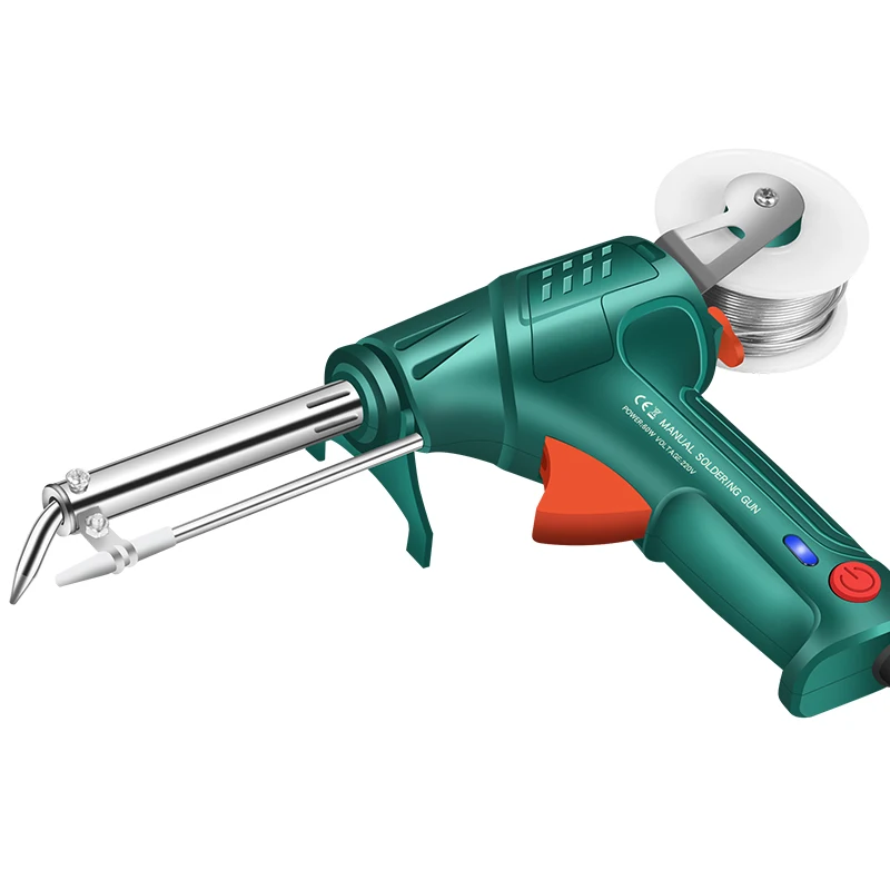 Portable hand held soldering gun Industrial convenient hand held automatic tin gun External heated soldering iron gun