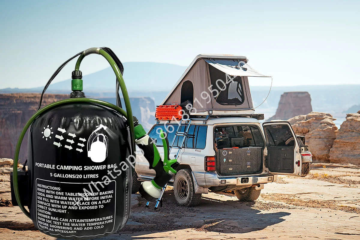 Portable Shower Bag with Pump