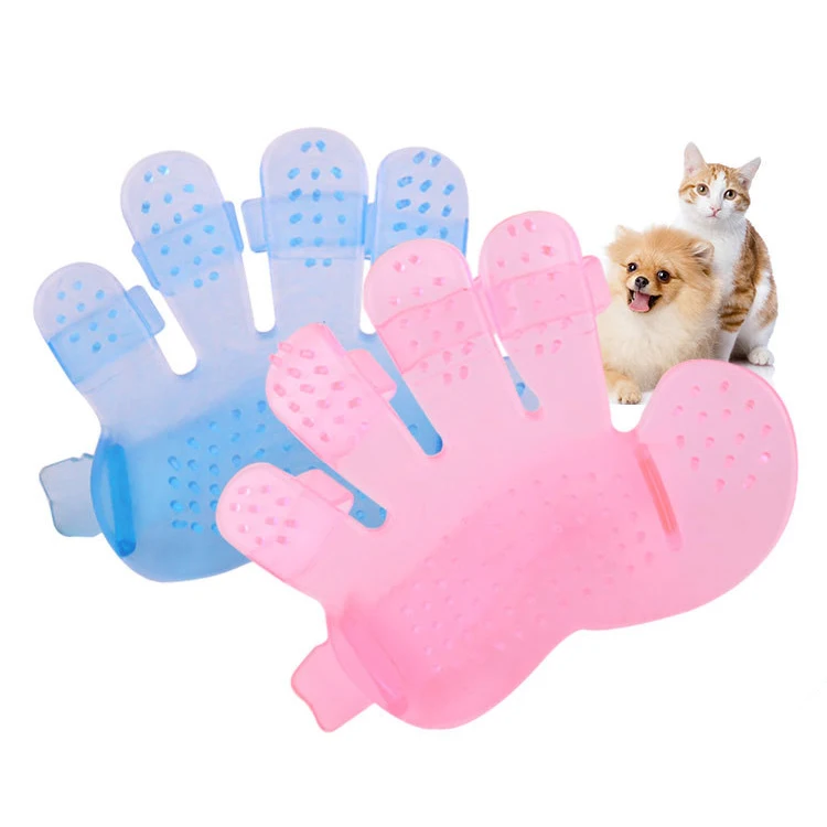 Pet dog bath brush palm shaped pet five-finger glove shampoo brush cat dog bath massage brush