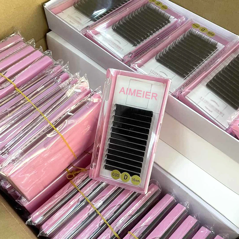 Qingdao AIMEIER Wholesale Volume Lash Extensions High Quality Classic Individual Eyelash Extension Easy To Graft Classic Lashes