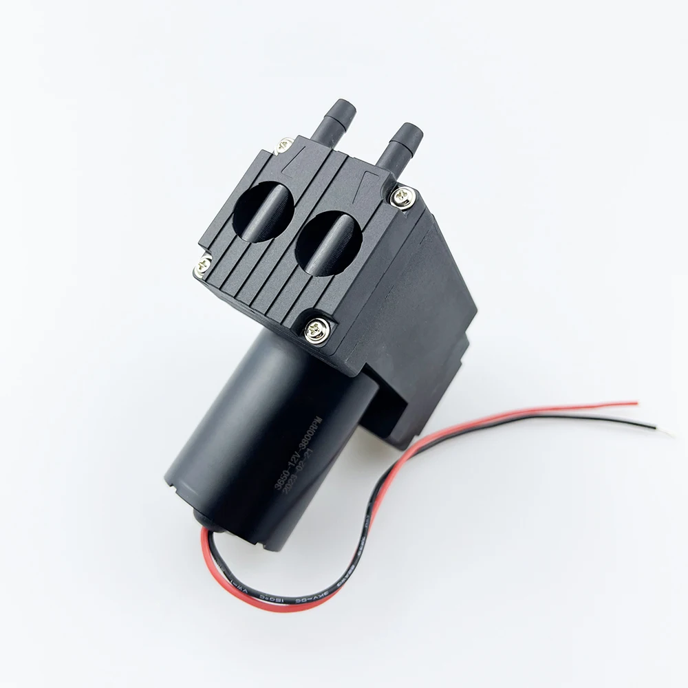 Brushless DF-401 Dual Heads High Negative Pressure 98KPA 15LPM Micro Diaphragm Vacuum Pump DC12V 24V