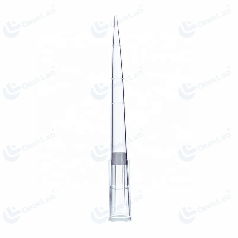 hot sale Transparent 10ul Pipette Tip With Filter  polypropylene PP Material