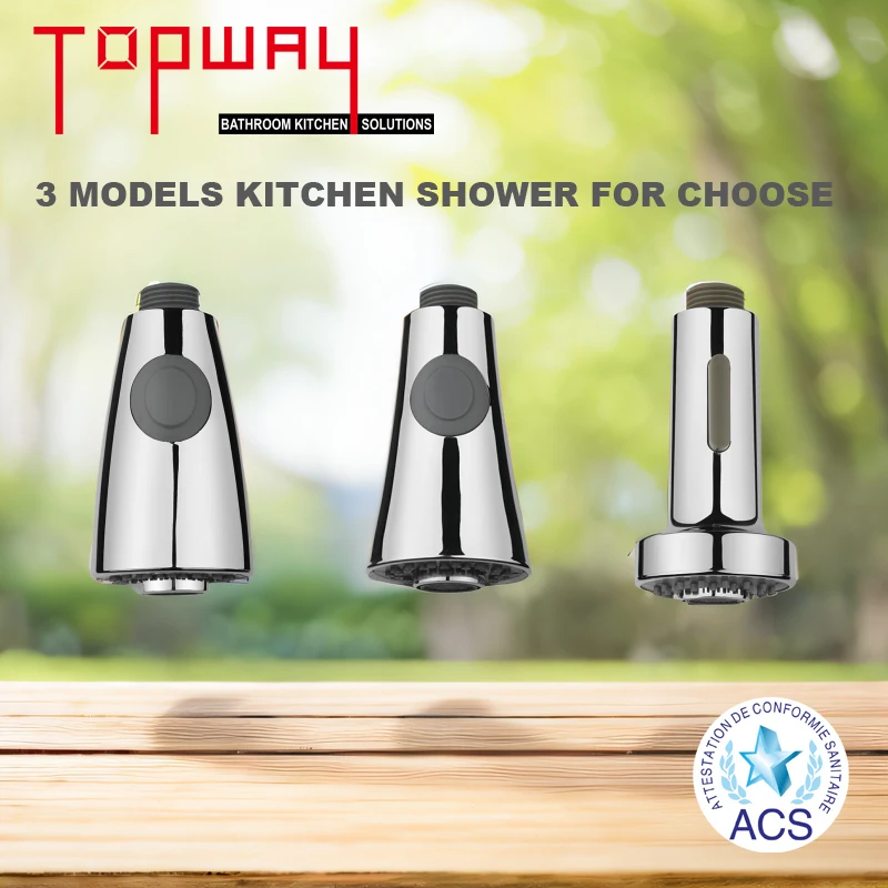 TOPWAY ACS CE SS304 Spring Sink Faucet Pull Down 2 JETS DUAL Functions Multiple styles telescopic Kitchen Taps Mixer Faucet