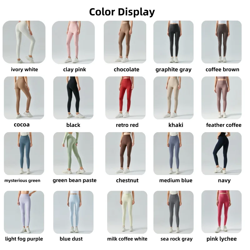 Wholesale Naked Feel Yoga Leggings No T Line Tummy Control Sport Tights Soft Women Gym Leggins Custom Logo Yoga Leggings