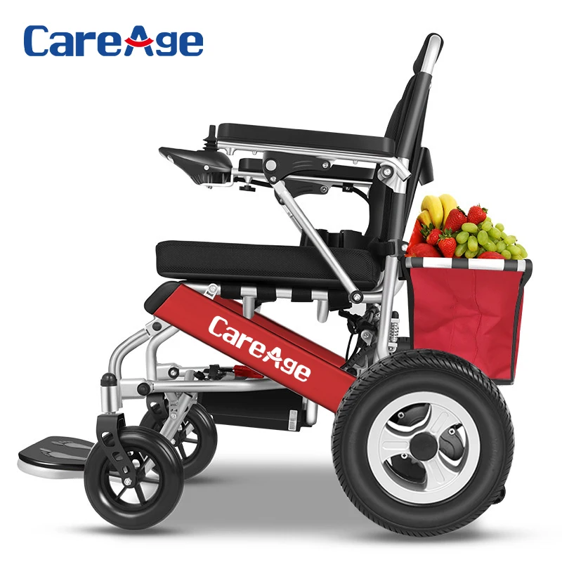 Распродажа, складная электрическая инвалидная коляска CareAge