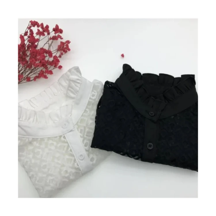 
Factory wholesale A false collar in the shape of a standing collar made of pure cotton 