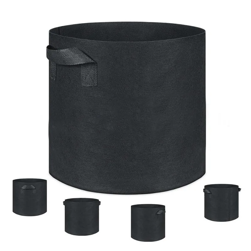 Garden Non-Woven Seeding Grow bags Seedling Nursery Planter Bag Fabric Felt Grow Pot