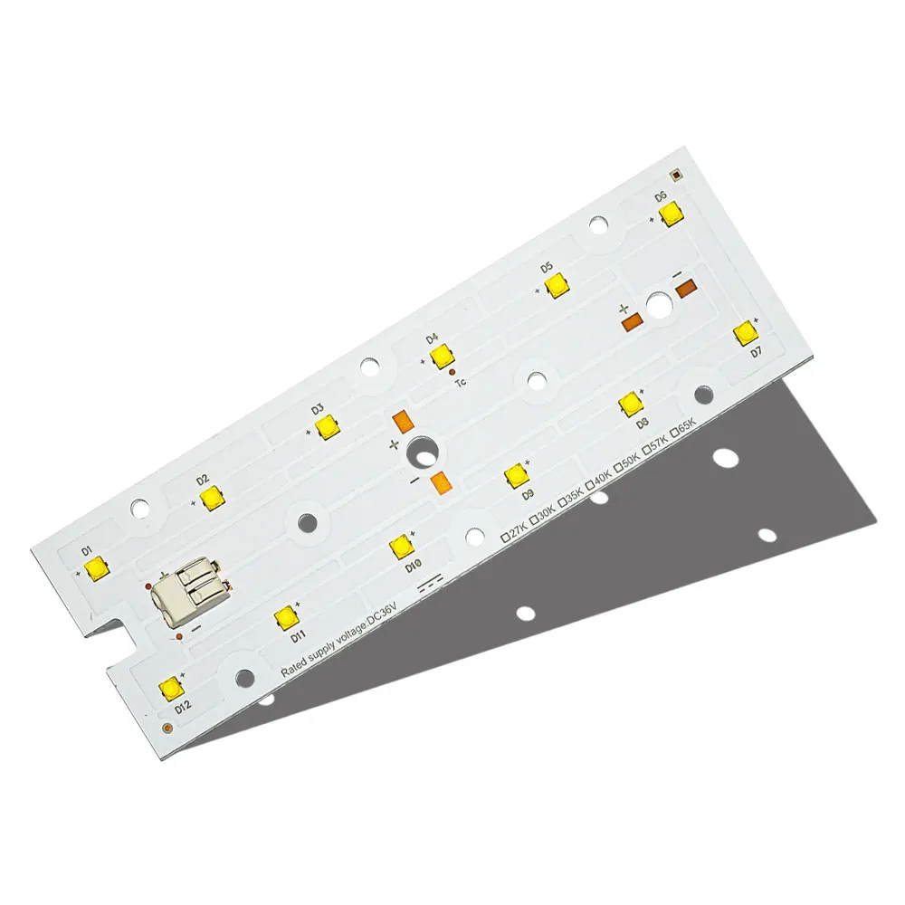 HOT SALE ZHAGA Street Light Module with Lens Optical Accessories 2x6 36W SMD3535 12LEDS City Lighting Module PCBA