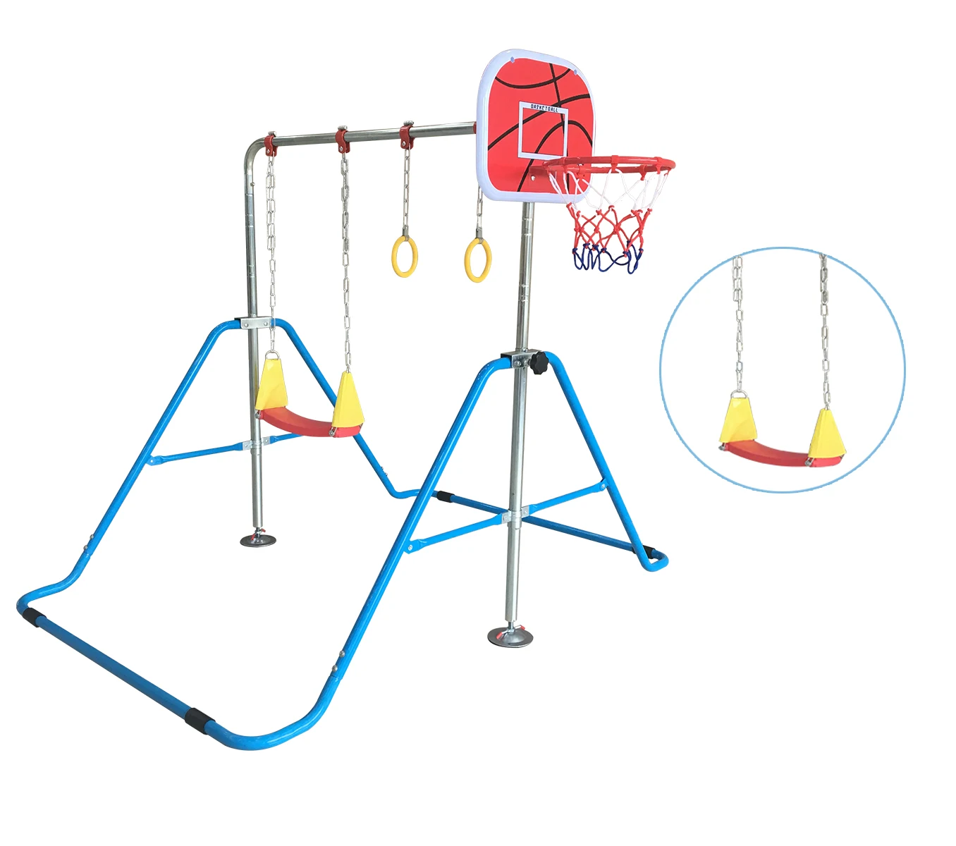 Factory Direct Gymnastics Bar for Kids with Adjustable Height and Foldable Gymnastics Bar for Home