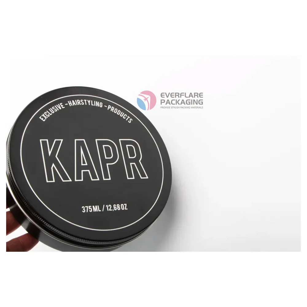 Custom Empty Round Storage balm oils tea daddy packaging Metal Aluminium tin/ can/ concentrate jar