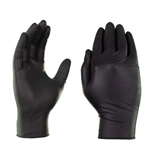Wholesale Price Black Purple Clear Powder Free Food Safe Nitrile Gloves Disposable PVC Household Protection