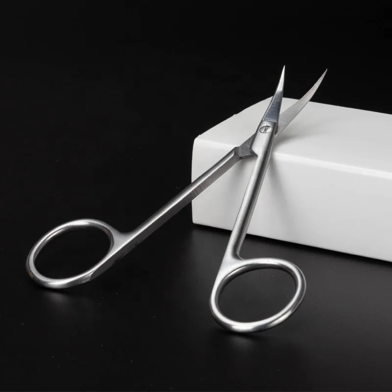 Wholesale Scissor Type Sharp Professional Russian Curved Manicure Nail Cuticle Nipper Stainless Steel