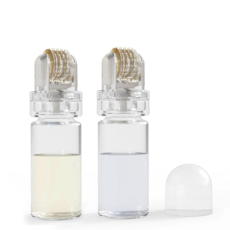 20 штырьков для домашнего использования, гидравлическая игла Hydraroller, 20 золотых микроиголков, гидравлический ролик 1 мм с сывороткой для ухода за кожей