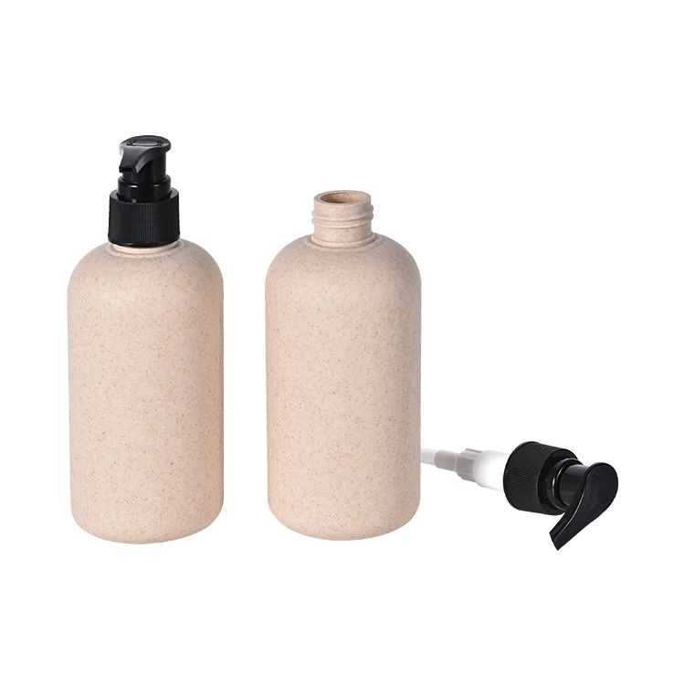 Экологически Чистая 100% биоразлагаемая упаковка бутылка шампуня сахарного тростника косметическая бумага Пшеничная солома сахарный тростник Pla бутылка