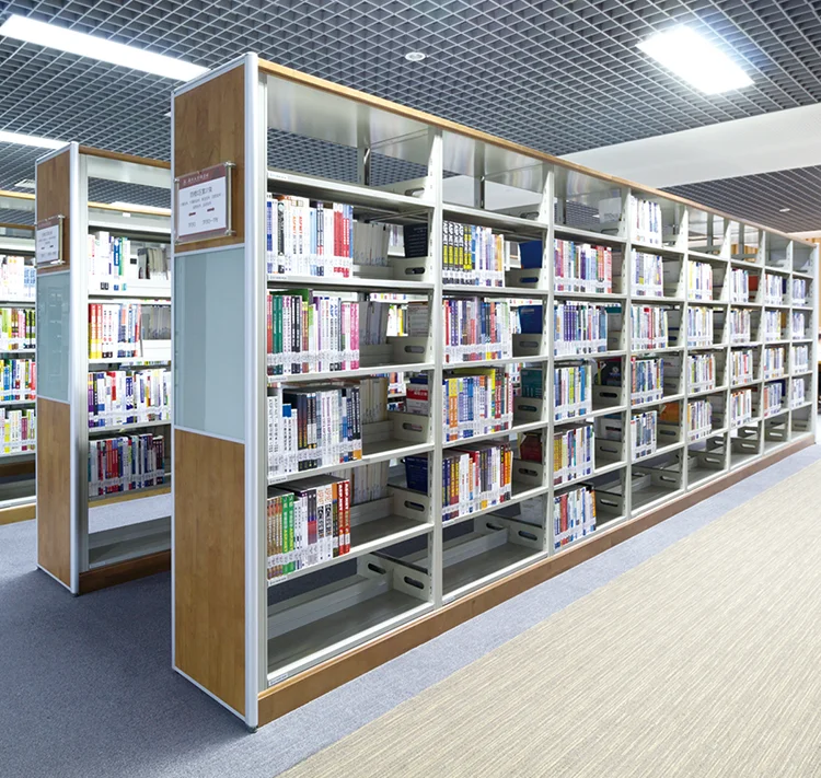 JINHU GROUP Special Design Library Furniture book shelves Widely Used Steel School Book Shelves