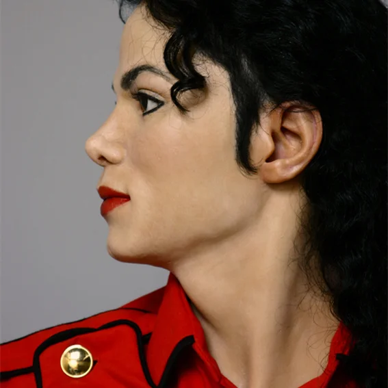 High simulated waxwork of Michael Jackson celebrity silicone wax figure for sale