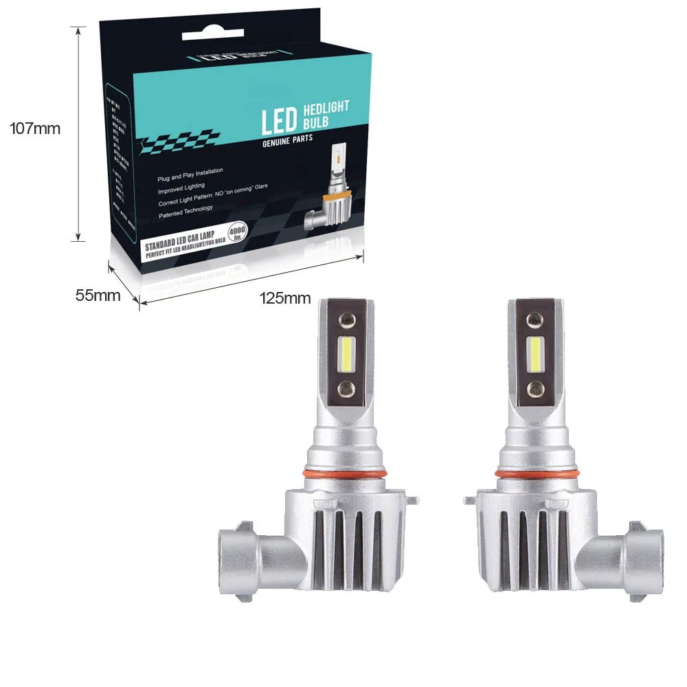 Automotive Led Headlights Fog Light Led Bulbs H4 H11 9005 9006 H7 Led Headlight For Car