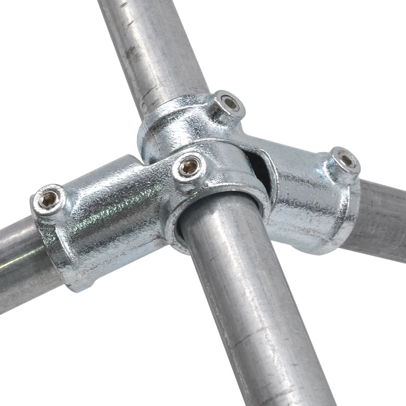 Adjustable Malleable Iron Fixing Bracket for Greenhouse Tube Clamp Fittings Key Clamp Pipe Sizes 1/2 3/4 1 Inch