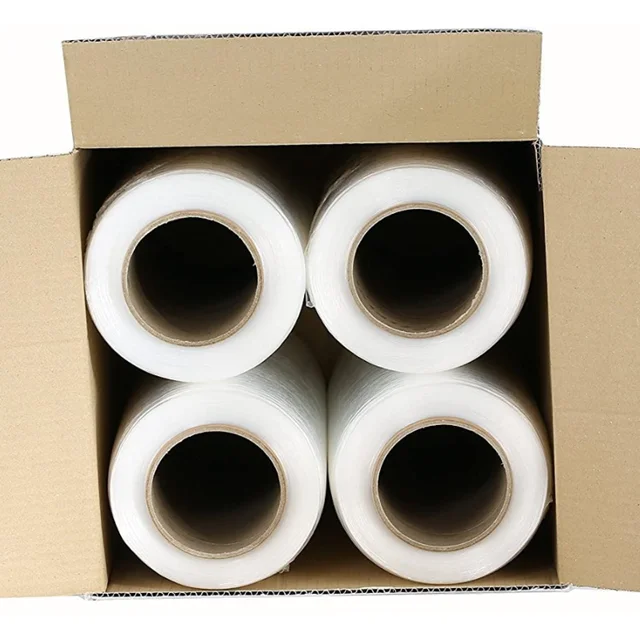 Casting Foil Roll Clear Stretch Wrap Film Clear PE Wrapping Plastic Customization Moisture Proof Soft Packaging Film