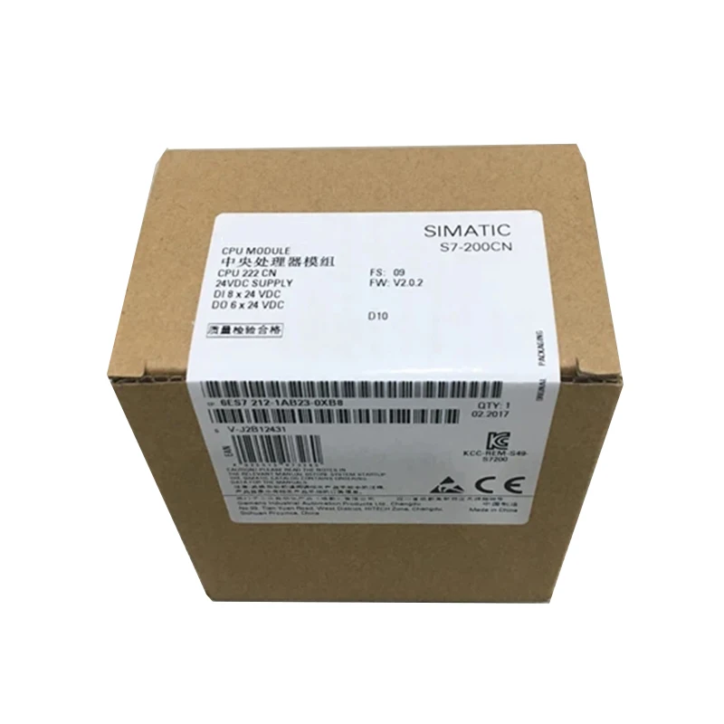 New Original 6ES7212-1AB23-0XB8 6es72121ab230xb8 SIMATIC S7-200 CPU Module Stock In Warehouse