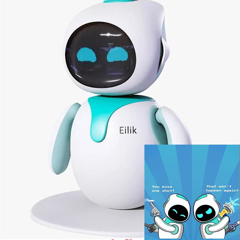 В наличии Немедленная доставка для робота Eilik Emo умный спутник домашний робот настольная игрушка рождественских подарков