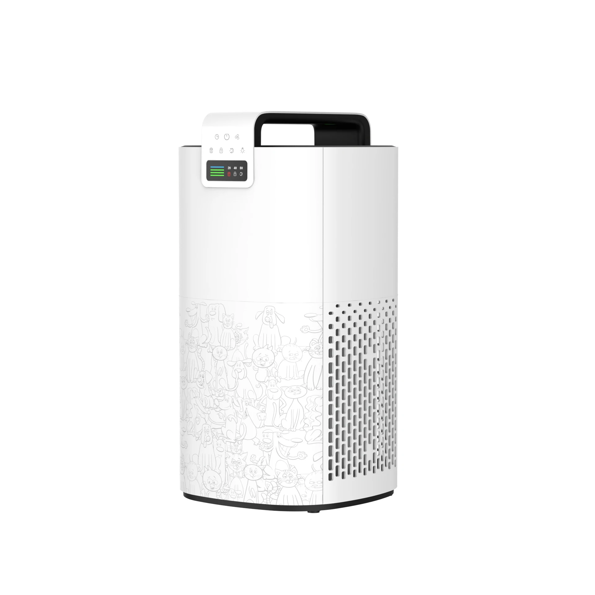 JNUO OEM Commercial Air Purifiers with HEPA Filter and Fan Portable Smoke Air Clean for Home Hair Restaurant Use