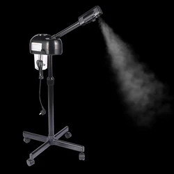 2 in 1 Hot And Cold Face Steamer With 5X Magnifying Lamp Light For Salon Sauna Vapor Professional Vaporizer Ozone Facial Steamer