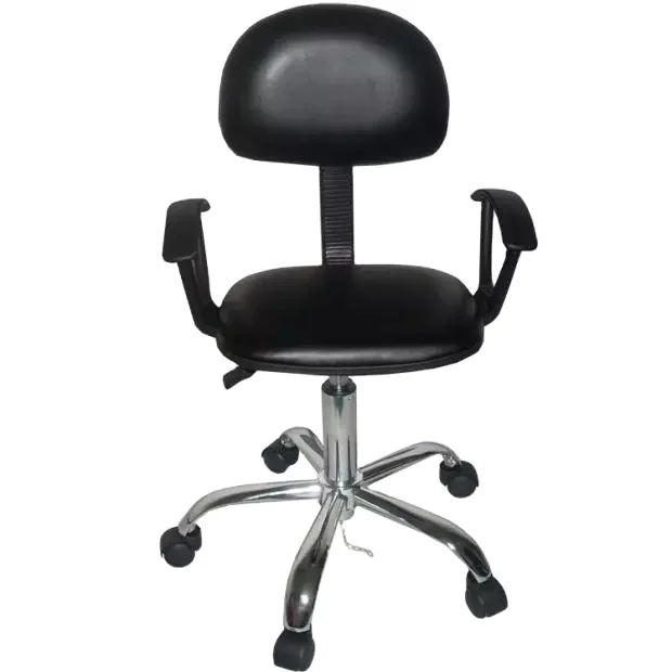 Antistatic PU Foaming Adjustable Swivel Clean Room Laboratory Office Staff ESD Chairs With Wheel