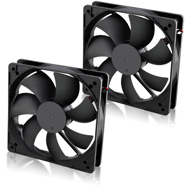 Computer fan PC power 2PIN 12025 power replacement hydraulic mute 12CM fan