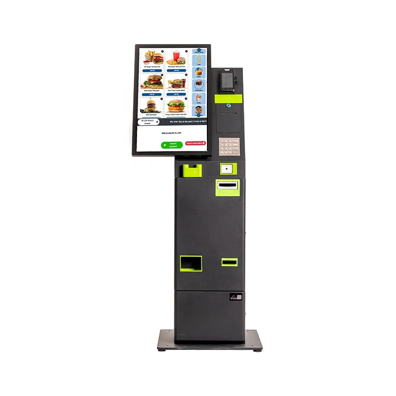 Modulares mcdonalds киоск pantalla tactil de 27 pulgadas quiosco de pago automatico quiosco tactil емкостный интерьер